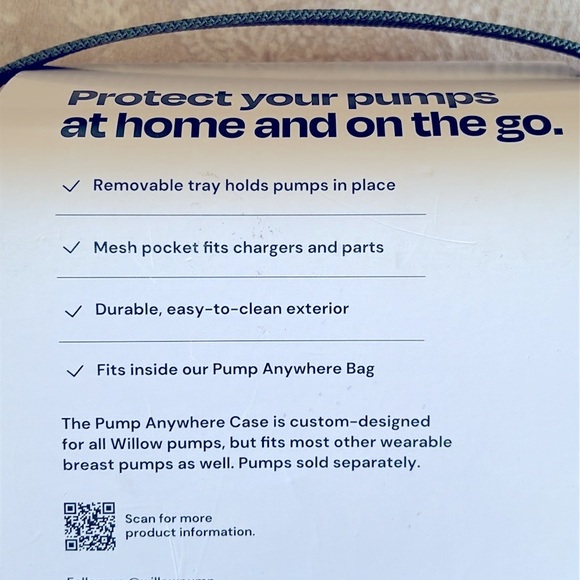 Brand New Willow Pump Anywhere Case Travel Breastfeeding Nursing Teal - Picture 4 of 16